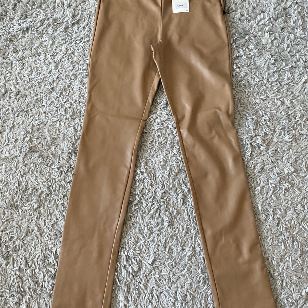 Zara Tan Skinny Pants